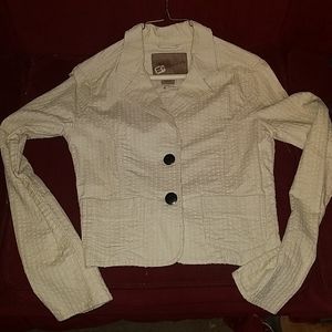 Cream colored short jacket